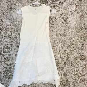 Endless Rose White Lace Midi Dress